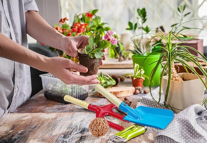 Gardening Tools Trowel, Rake, Shovel, Spoon, Fork for Gardening Tools Best Outdoor Easter Gift