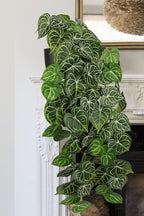 Large Fake Hanging Plants in Pot with Hook, 37" Artificial Hanging Pothos Long Vines Plants, Fake Potted Greenery Plant for Room Wall Living Room Bathroom Kitchen, Big Faux Ivy Houseplants for Shelf