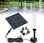 Hovico Solar Fountain - Panel Water Pump for Bird Bath Solar Panel Kit Outdoor Fountain for Outdoor Small Pond, Patio Garden and Fish Tank