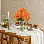 Leftover 3 Pcs Fall Hydrangea Artificial Flowers,21" Real Touch Faux Hydrangea Flowers and 3 PCS Butterflies Fall Hydrangea Stems,Fall Floral Arrangement Centerpiece Table,Wedding,Home Decor