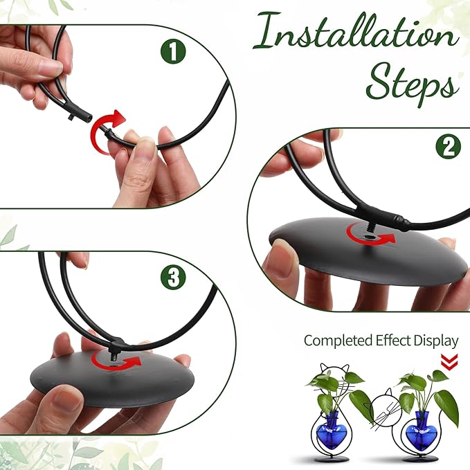 Plant Terrarium Plants Propagation Station Cat Lover Gifts for Women Home Office Decor Cat Desk Accessories