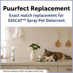Berkland Cat Deterrent Spray Refill 2-Pack, Compatible with PetSafe SSSCAT Dispenser — Non-VOC Family-Safe, ~75-100 Sprays Per Can, Aftermarket Replacement for Counters & Furniture, Made in USA