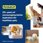 PetSafe Oasys 2 Gallon Pet Fountain for Dogs or Multiple Pets, Automatic Water Bowl Dispenser - Pump and Filter Included - Dishwasher Safe, Easy Clean Pet Dish - 2 Gallon/256 Oz