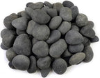 FANTIAN 20 lbs Natural Unpolished Black Rocks Mexican Beach Pebbles, 3-4 Inch Decorative Black River Rocks for Landscaping, Planters, Garden Paving, Walkways, Plant Rocks and Outdoor Decorayive Rocks