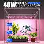 Barrina Indoor Greenhouse with Grow Light, with 40W Seed Starting LED Indoor Plant Light, Portable Mini Greenhouse with Timer for Seed Starter Tray, Seedling, Sprouting, Microgreens, 23x23x23IN