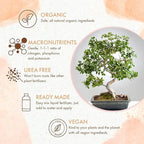 8oz Bonsai Fertilizer Liquid - Organic Bonsai Food Liquid Fertilizer for Long Term Health - Gentle Plant Food for Indoor and Outdoor Use, Promotes Robust Growth, Strong Stems and Beautiful Blooms