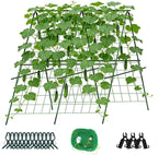 Cucumber Trellis, A-Frame Sturdy Garden Trellis for Raised Bed, Plant Support for Climbing, Plant Trellis for Bean Pea Rose Vine Plants, Plant Grow Support for Outdoor Raised Bed