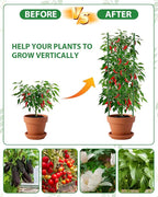 3 Pack Extra Larger Tomato Cages, 51in*17in Adjustable Tomatoes Plant Stakes Support Cages Trellis for Garden, Garden Trellis for Vegetable Flowers Fruits Climbing Plants