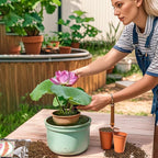 Doter Aquatic Soil for Plants - 2.2LBS, Clay Aquarium Soil Suitable for Small Ponds & Water Plants Like Lotus & Water Lily, Safe for Fish & Aquatic Life