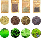 4 Aquarium Plants S.e.e.d Set, not Artifical, Fish Tank Decor Replacement for Resin or Plastic Grass
