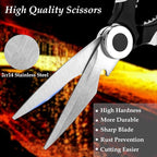2 Pcs Garden Shears Flower Scissors, Multifunctional Gardening Floral Pruning Shears, Premium Thickened Stainless Steel Floral Scissors for Flower Bar Supplies, Fruits, Plant, Potted Landscapes