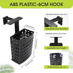 2 PCS Upgraded Aquarium Plant Holder, Adjustable Thickness Height Fish Tank Plant Holder with 2 Extension Hooks and 2 Suction Cups for Fish Tank Aquaponic Cultivation