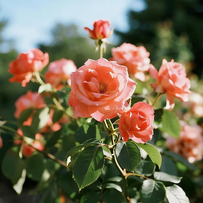 Climbing Rose Seeds for Planting, 608+pcs Perennial Rose Rosa Flower Seeds Plants, Non-GMO Heirloom Rare Attracts Pollinators Blooms Flowers Plants for Home Garden Outdoors Indoors