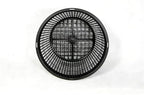 8.5-Inch Round Aquatic Plant Baskets - 6 Pack Durable Black Plastic Mesh Pond Containers for Live Aquarium Plants, Pond Planting & Hydroponic Pots