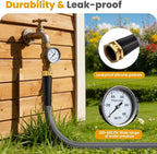 Garden Hose 75 FT, Non-Expanding Water Hose, Ultra-Light & Flexible, Burst-Resistant, Kink-Free, High-Pressure Garden Hose All-Weather Use for Lawns, Gardens, and Outdoor Cleaning