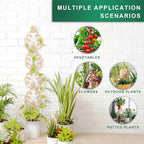 20pcs Monstera Leaf Chain Trellis for Climbing Plants Plant Trellis Indoor and Outdoor Vine Support Plant Accessories Garden Wall Plant Rack Frame Suitable for Monstera Pothos Ivy