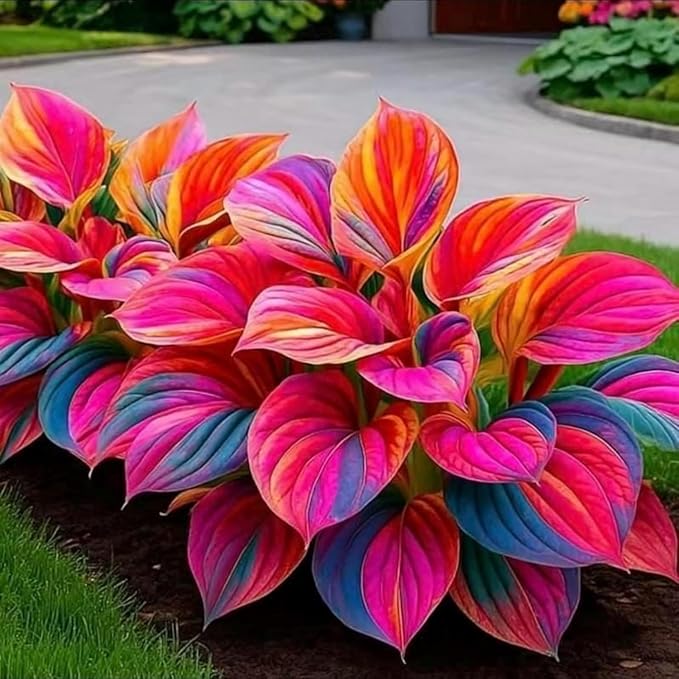 290+ Perennial Hostas for Planting, Low Maintenance Rich Foliage, Heart Shaped Leaves, Outdoor Garden Attract Pollinators Bonsai Decoration Non-GMO Heirloom Hosta Plants Seeds