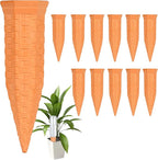 Baxrou Plant Self Watering Stakes 12 Pack Terracotta Watering Spikes for Indoor and Outdoor Plants,Wine Bottle Plant Watering Devices, Automatic Plant Waterers for Vacation