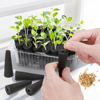 Doter 50 pcs Grow Sponges for Hydroponics Compatible with AeroGarden, Hydroponics Growing System Pods, General Hydroponics Rapid Rooter, Starter Plug for Seeds or Cuttings
