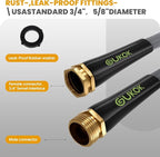 Garden Hose 25 FT, Non-Expanding Water Hose, Ultra-Light & Flexible, Burst-Resistant, Kink-Free, High-Pressure Garden Hose All-Weather Use for Lawns, Gardens, and Outdoor Cleaning