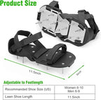 Lawn Aerator Shoes for Grass - Pre-Assembled Grass Aerator Shoes for Lawn - Soil Yard Aerator Tool for Aerating Patio Garden, Black