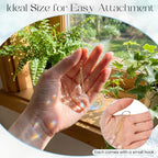 6 Pcs Crystal Plant Charms Beaded Plants Suncatcher Hanging for Mini Potted Plants, Home Window Garden, Home Window Garden Rainbow Sun Catchers Plant Accessories Indoor