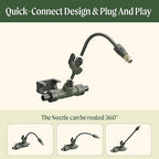 Vego Garden Irrigation Kit - Drip Irrigation System for Raised Garden Beds, Efficient Watering Solution for Vegetables, Flowers, and Plants, Easy DIY Installation (M)