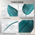 Watering Leaves for Plants,3 Color Leaf Plant Watering Devices,Creative Leaf Watering Device,Plant Pot Watering Funnel for Indoor and Outdoor Plants(9Pcs)