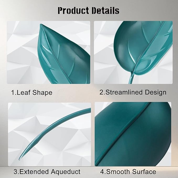 Watering Leaves for Plants,3 Color Leaf Plant Watering Devices,Creative Leaf Watering Device,Plant Pot Watering Funnel for Indoor and Outdoor Plants(9Pcs)
