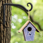 Gtongoko 2 Pack 6 Inch Plant Hangers Outdoor Metal, Plant Hooks for Wall Indoor, Outdoor Hooks for Hanging Bird Feeders, Plant Bracket, Lanterns, Wind Chinme, Black