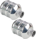 Hourleey 2 Pack Bubbler Sprinkler Heads, Aluminum Diffuser Flood Nozzle for Delicate Watering, Gentle Garden Metal Watering Soaker Sprinkler for Plants Garden Lawn Yard