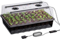 Patigrow 60-Cell Self-Watering Seed Starter Tray with Grow Light, Seed Starter Kit with 4.07” Humidity Dome, Indoor Seedling Starter Tray, Seed Starting Trays for Plant Germination, Seeds Growing