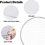 10 Packs 12'' Round Metal Mesh Plant Cage Covers for Large Wire Plant Protector cover from Animals - Chicken Wire Cloche, Sturdy Garden Bunny Barricades Chicken Wire Cloche fto Keep Animals Out