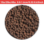 7Lbs Leca Expanded Clay Pebbles, 8-16mm Expanded Clay Aggregate, Natural Clay Pebbles for Hydroponic & Aquaponics Growing, Orchid Potting Mix, Hydroponics Supplies for Indoor Garden Plants