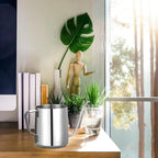 Small Watering Can for Indoor Plants - 12 oz Mini Indoor Watering Can with Long Spout Gooseneck Rust-Proof Stainless Steel Tiny Watering Kettle for Small House Plants