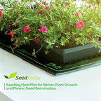 MET Certified Seedling Heat Mat, Seedfactor Waterproof Durable Germination Station Heat Mat, Warm Hydroponic Heating Pad for Indoor Home Gardening Seed Starter(20" x 20")