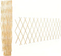 Bamboo Trellis 36x92 Inch, Expandable Fence 3ft by 8ft, Outside Lattice Fence, Reusable Decorative Fence for Climbing Plants Support or Outdoor Yard