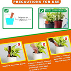 Self Watering Spikes -4 Pack Terracotta Plant Watering Stakes Devices Vacation Self-Watering Stakes for Indoor/Outdoor Plants