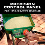 Scotts Turf Builder EdgeGuard Mini Broadcast Spreader - Spreader For Lawn Fertilizer, Weed & Insect Control, Grass Seed, and Ice Melt, Holds Up To 5,000 sq. ft. of Product