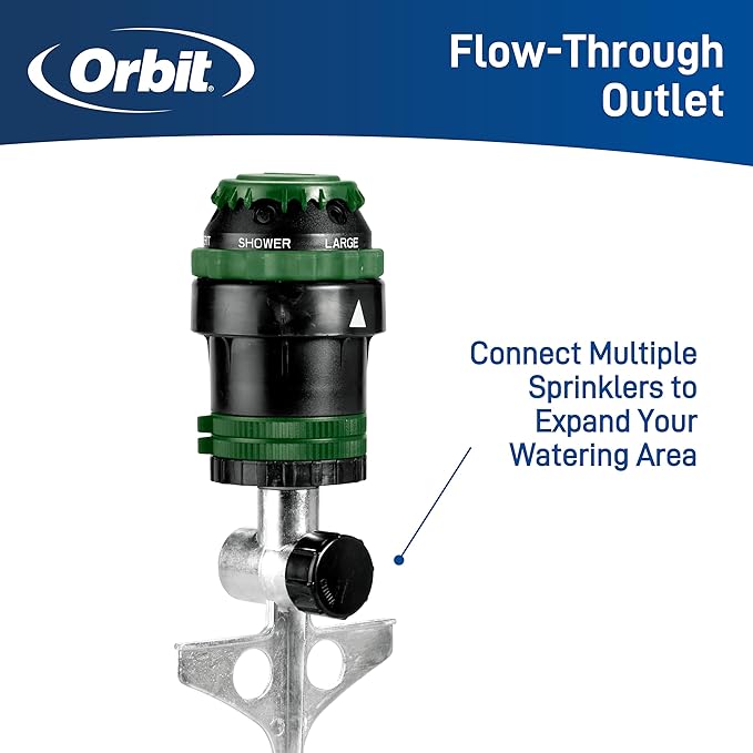 3-Pack Orbit 58573N H2O-6 Gear Drive Sprinkler (Sprinkler on Spike)