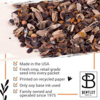 Bentley Seeds Mr & Mrs Pre Filled Flanders Poppy Seed Packets - 25 Individual Flanders Poppy Seed Packs -Wedding or Anniversary Party Favors Non-GMO Eco-Friendly Gift - Indoor Outdoor Garden Seeds