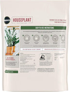 Miracle-Gro Houseplant Potting Mix - Fertilized Indoor Plant Soil for Containers, Designed to be Less Prone to Gnats, 4 qt.