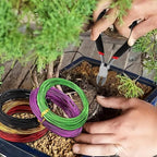 4 Roll Bonsai Wire,with Hand Plier Aluminum Bonsais Training Wire Anodized Aluminum Bonsai Wire Tools for Fine Trunk & Branch Control(Size:5 Roll)