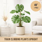 Moss Pole Monstera Plant Support – 48” Bendable Moss Pole Monstera Plant Support, Plant Stakes for Indoor Plants, Tall Plant Sticks Support for Climbing Plants