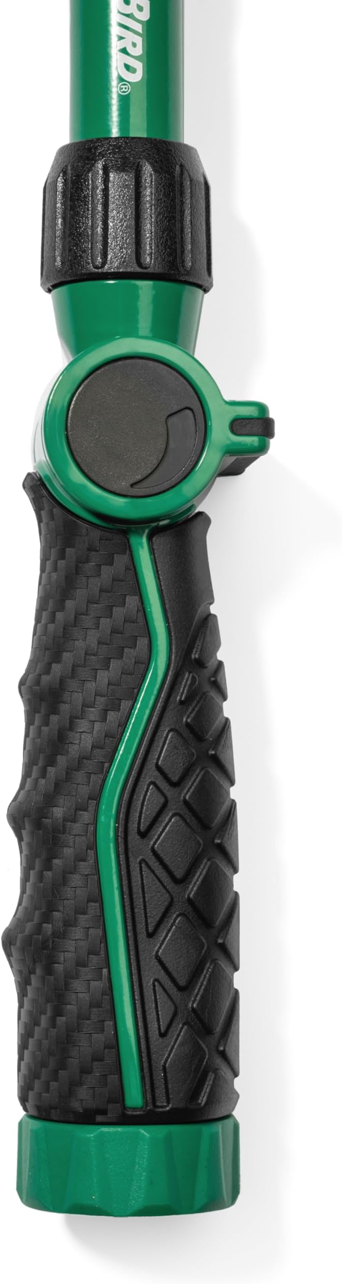 Rain Bird TCNZLWAND16 16" Watering Wand Garden Hose Nozzle, Thumb Control, Carbon Fiber Texture, Shower Spray Pattern