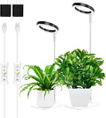 yadoker Plant Grow Light, LED Growing Light with Base Full Spectrum for Indoor Plants,Height Adjustable, Automatic Timer, 5V Low Safe Voltage,Idea for Small Plant Ligh