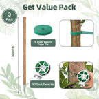 3 Pack Moss Pole, 30 Inch Monstera Plant Support， Moss Poles for Climbing Plants Indoor DIY, Coco Coir Plant Pole Moss Plant Stick Support Stake Kit for Potted Plants, Pothos, Philodendron