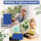 Qualirey 150 Pcs 6x8 Inch Blue Sticky Traps for Thrips Double Sided Sticky Trap for Gnats Plant,Pest Control for Fungus Gnats, Thrips, Whiteflies – Bulk Pack with Twist Ties