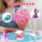 JOYEEMAX Unicorn Light-Up Terrarium Kit for Kids - LED Night Light Birthday Gift for Girls Ages 4 5 6 7 8-12 Year Old - Unicorn Toys for Girls - DIY Arts and Crafts Kit for Kids