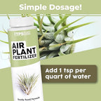 Air Plant Fertilizer - Liquid Plant Food for All Tillandsia Air Plants, Use As Foliar Spray or for Soaking, 8 oz